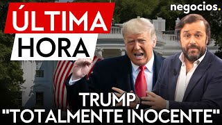 ÚLTIMA HORA | Trump dice ser “totalmente inocente” tras el informe sobre el caso electoral de 2020