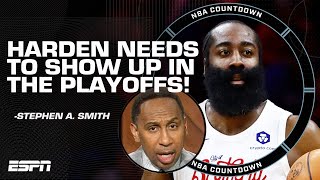 Stephen A. calls on James Harden to replicate his form in the postseason | NBA Countdown