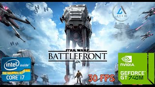 STAR WARS: Battlefront | Nvidia GT 740M 2GB | Low Setting