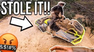 He Stole My FOUR WHEELER! HAD TO FIGHT FOR IT BACK!