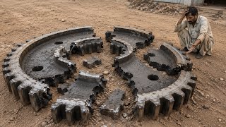 Completely Destroyed Giant Gear Turned into Brand New Gear | Extreme Manufacturing Process