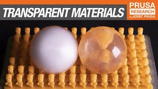 How to print with transparent materials