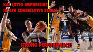 NBL ADELAIDE 36ERS KAI SOTTO IMPRESSIVE PERFORMANCE IN 4TH CONSECUTIVE START VS FORMER NBA PLAYER!