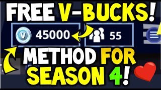 Free V Bucks Method For Season 4 Battle Pass App For How To Get Free V Bucks May 2018 Fortnite Getplaypk - 