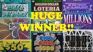 HUGE WINNING DAY🥇🤑🤑TEXAS LOTTERY SCRATCH OFFS GAMES