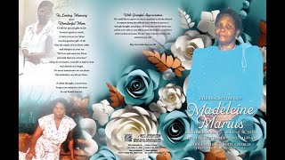 Celebration Of Life For Madeleine Marius 09/13/25 9:00am