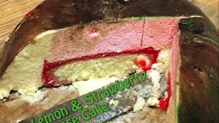 Lemon Strawberry Mousse Cake / Клубнично Лимонный Муссовый Торт / CILEK VE LIMONLU KOPUK PASTA