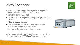 AWS Snow Family Overview | Simple Storage Service | Amazon Web Service #amazonwebservices #aws