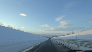 帯広広尾自動車道帯広広尾自動車道 忠類大樹IC〜帯広川西IC 車載動画 2017/01/07