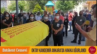 Oktay Kandemir, Pir Sultan Abdal Batıkent Cemevi’nde Hakka uğurlandı