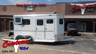 2023 Sundowner Charter 2 Horse Bumper Pull Trailer