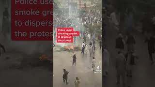 Protest in Pakistan for Imran Khan