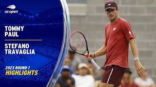 Tommy Paul vs. Stefano Travaglia Highlights | 2023 US Open Round 1