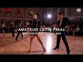 AMATEUR LATIN FINAL ~ NEW YORK DANCE FESTIVAL 2024