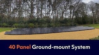 Solar PV Installation | 40 Panel Ground-mount System