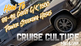 How To Change Power Steering Hoses on 88-98 Chevy C/K 1500 GMT400