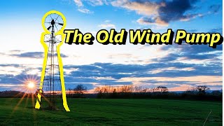 The Old Wind Pump From Yesteryear. Green energy. Wiltshire Man