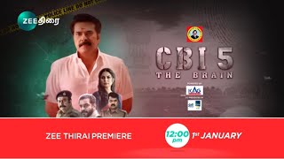 CBI 5 The Brain - Zee Thirai Premiere - 1st January, 12 PM - Promo