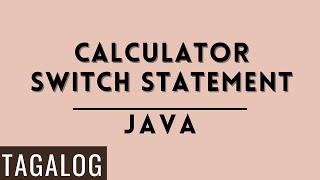 HOW TO CODE CALCULATOR IN JAVA 2023 (SWITCH STATEMENT) - #ComputerScience #InformationTechnology