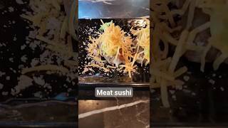 Lunch at Nusr-Et #saltbae meat sushi? meat heart?? wagyu burger #solodining #lasvegas #nusret