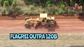 FLAGREI OUTRA 120B / Motoniveladora caterpillar grader niveleuse patrola motoconformadora operador