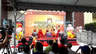 2016桃園好神土地宮文化節，揚旗勁鼓， 聖義龍獅團0933-225518