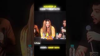 Maheep singh roast rakhi sawant 😂 indias got latent #shorts #samayraina #indiasgottalent #roast