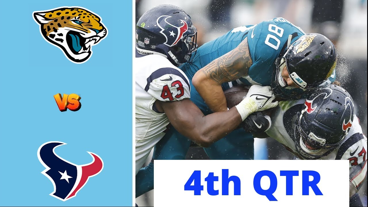 Houston Texans Vs. Jacksonville Jaguars Full Highlights 4th QTR | NFL ...