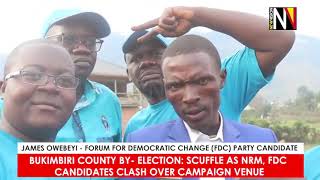 Bukimbiri County By  Election, Scuffle As Nrm, Fdc Candidates Clash Over Campaign Venue