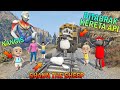 SHAUN THE SHEEP DITABRAK KERETA API, UPIN IPIN NANGIS - GTA 5 BOCIL SULTAN