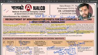 NALCO Non-Executive Recruitment 2025 – Apply Online for 518 Posts