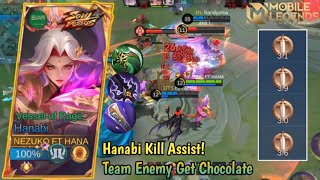 (Must Try) When Hanabi Team Fight Kill Assist But Always Obstructing | Top Global Hanabi | MLBB