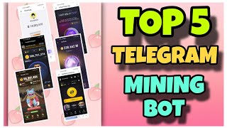 Top 5 Telegram Mining Bot | Best Telegram Earning Bot | Telegram New Mining Bot | AGP