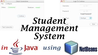 Student Management System in Java using NetBeans IDE (with source code)
