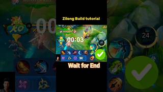 Zilong Best Build Tutorial mobile legends #shorts #tutorial #ml2b