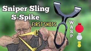 Sniper Sling Aluminum Spike Slingshot