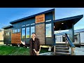 ELEGANT MODERN TINY HOME - a RRC One of a Kind Tiny Home Show Exclusive with NEW Gold Accents