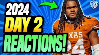 2024 NFL Draft Rounds Two & Three Reactions! | Dynasty Fantasy Football 2024