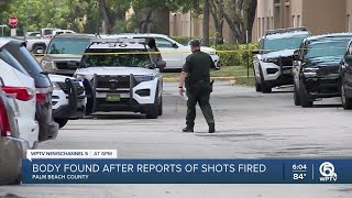 Body of man found after shooting near West Palm Beach