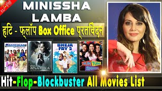 Minissha Lamba Box Office Collection Analysis Hit and Flop Blockbuster All Movies List | Filmography