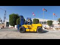 komatsu fd200z 6 20 ton forklift dubai uae auction 29 u0026 30 sept