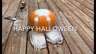 Kids Science Experiment: How to make an Exploding Pumpkin Volcano