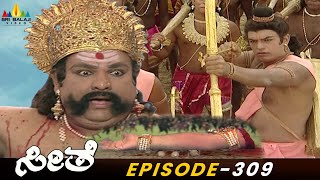 Rama Kills Kubhakarna | Episode 309 | Seethe | Kannada Ramayan | #SribalajiVideo