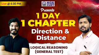 CUET | Direction & Distance | 1 Day 1 Chapter |  Logical Reasoning (General Test) By Shantanu Sir