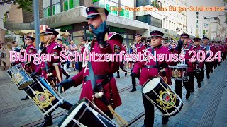 Parade zum Neusser Bürger Schützenfest 2024 - das größte Schützenfest am Rhein 2024