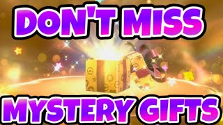 Don't Miss These EXPIRING Pokemon Scarlet \u0026 Violet Mystery Gifts!