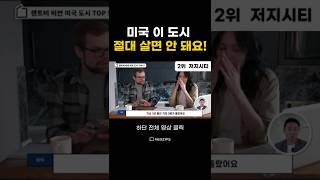 파산위험? 미국 여기 살다가는 텅장이 된다? 미국 살기 힘든 도시 TOP 5