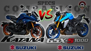 SUZUKI KATANA vs SUZUKI GSX-S1000 SPECS COMPARISON