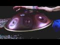 hluru handpan ”class a golden edge ” adrian portia（hangpan cover ）