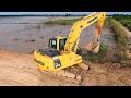 Lonely Excavator Digs Deep Without A Friend In Sight #excavat #excavating #ecavator